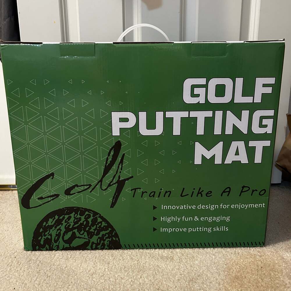Golf Pro Indoor Putting Mat Train Like A Pro Practice Green